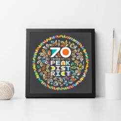 Peak District - 70 Years - Oak Leaves Of Experience - Fine Art Print -Kitchenware Store 70Years VillageLeavesofExperiencesSqsmall