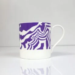 Peak District – Contour Mugs Set Of 4 – #04 -Kitchenware Store Bleaklow Moor Pennine Way Back 1024x1024 1