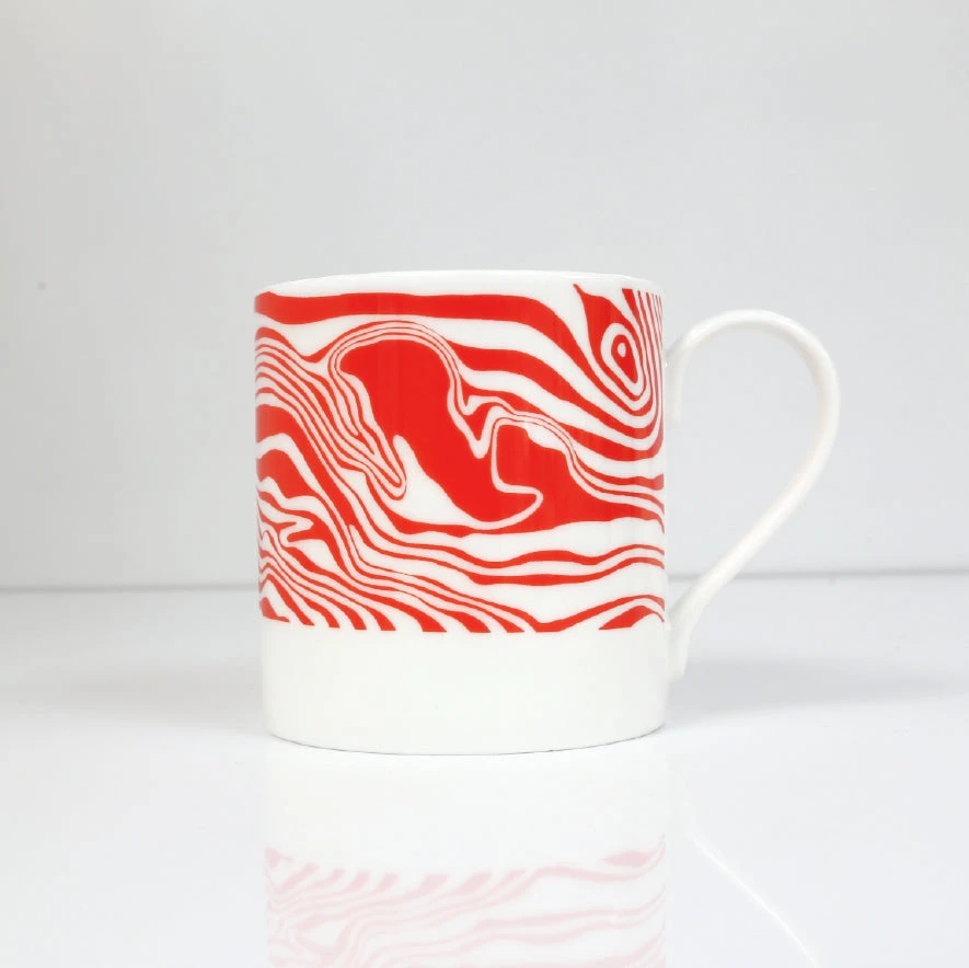 Peak District - Contour Mug - Chee Dale And The Monsal Trail 2 Peak District - Contour Mug - Chee Dale And The Monsal Trail - Image 2