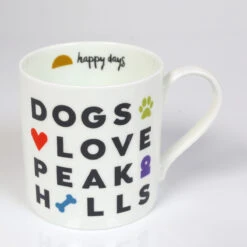 Fine Bone China Mug - Dogs Love Peak Hills -Kitchenware Store DogsLovePeakHills SQs