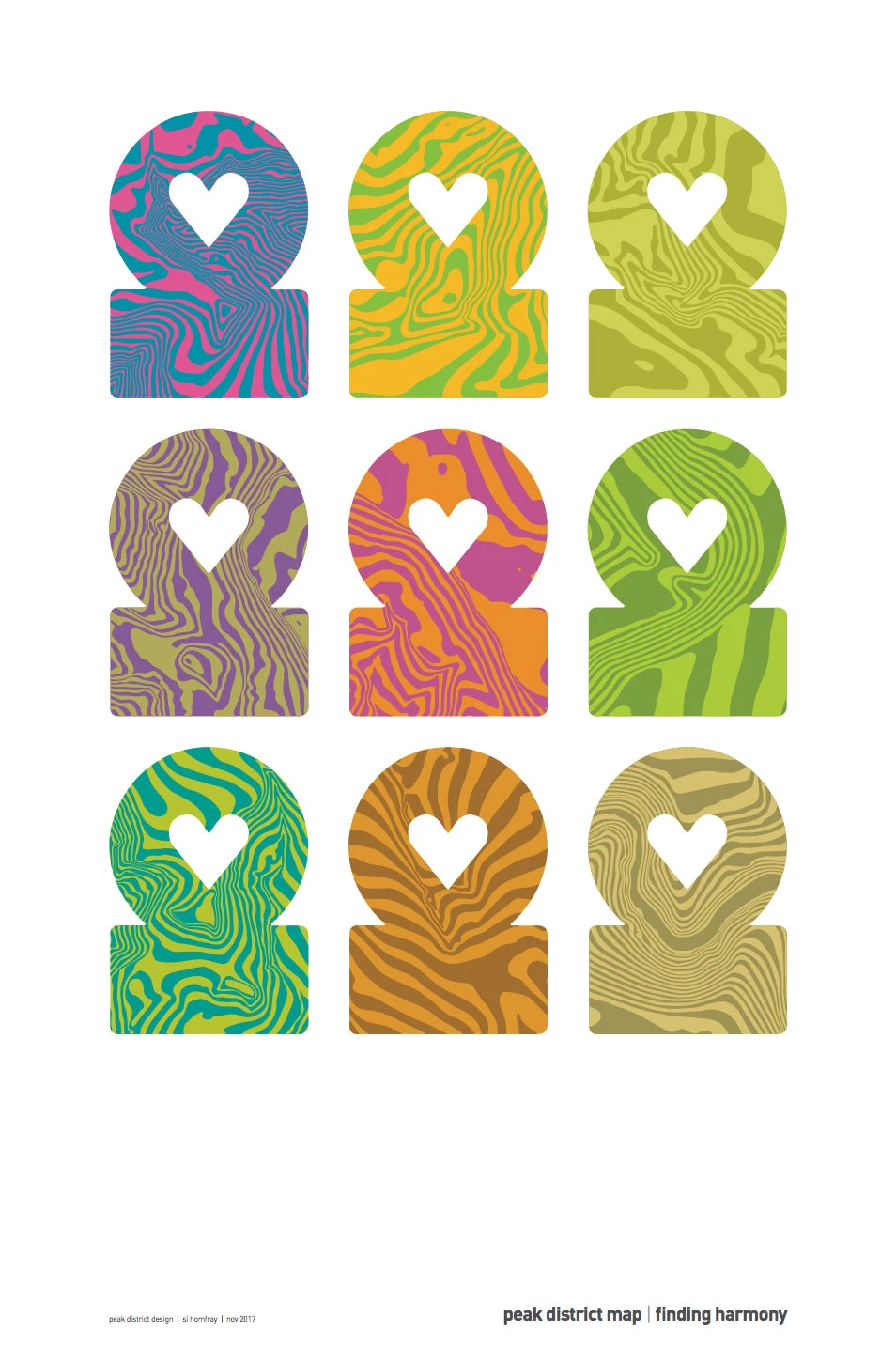 Peak District Map – Finding Harmony 2 Peak District Map – Finding Harmony - Image 2