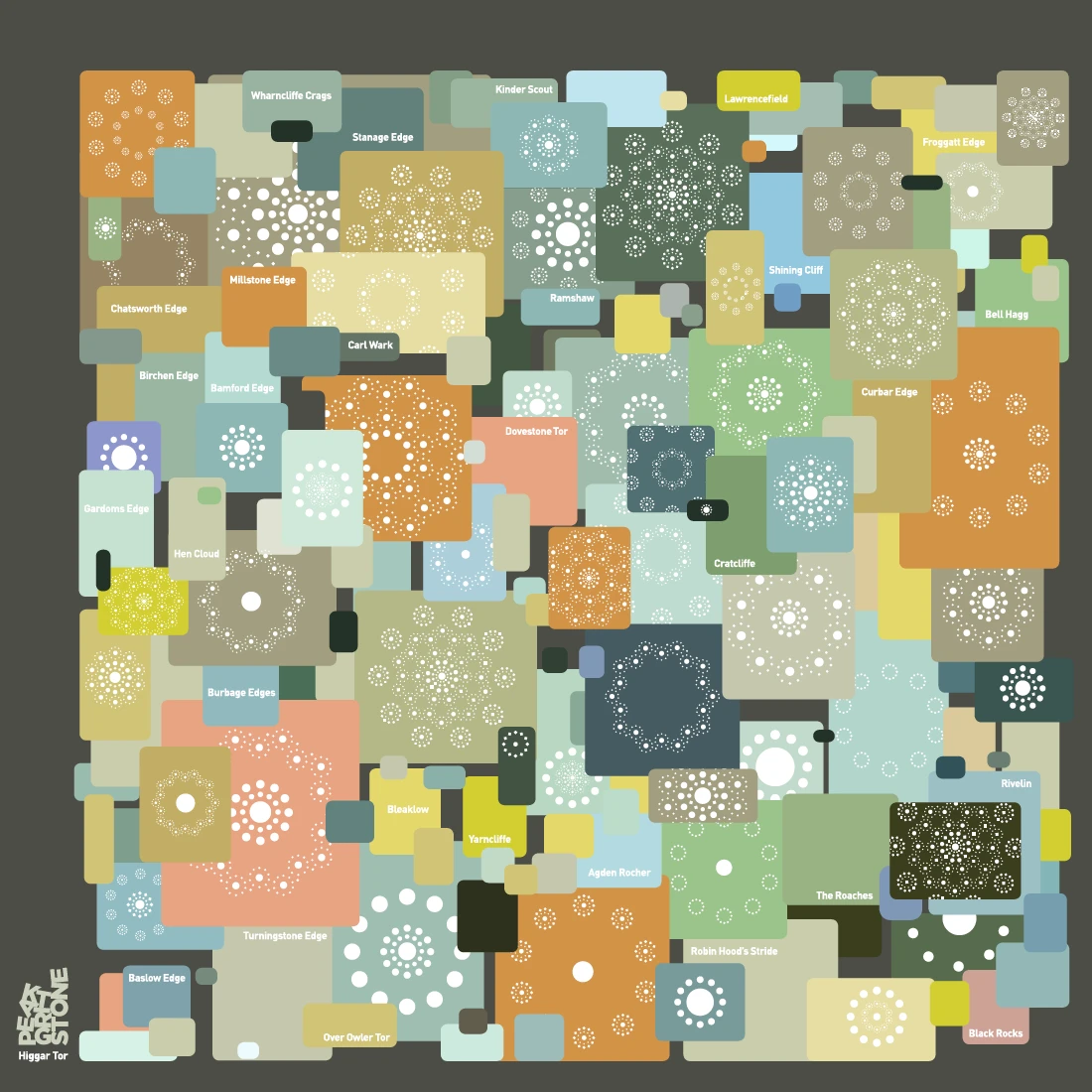 Higgar Tor Abstract - Fine Art Print 2 Higgar Tor Abstract - Fine Art Print - Image 2