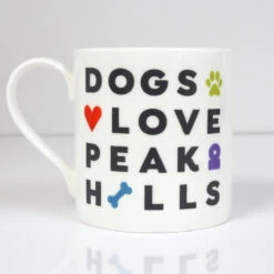 Fine Bone China Mug - Dogs Love Peak Hills -Kitchenware Store IMG 1330SQs