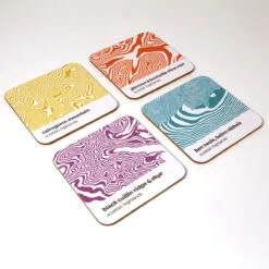 Scottish Highlands Contour Design – Coaster Set 01 5 Scottish Highlands Contour Design – Coaster Set 01 -Kitchenware Store IMG 2174