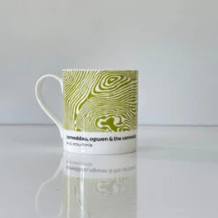Carneddau, Ogwen & The Carnedds Contour Mug - Snowdonia