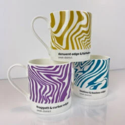 Peak District – Contour Mugs Set - Derwent, Froggatt & Baslow -Kitchenware Store IMG 5087