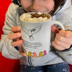 Peace, Love & Each Other - Maya Angelou - Fundraising Mug -Kitchenware Store IMG 5670sml