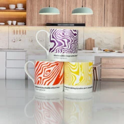 Scottish Highlands Set #01 - 3 Contour Mugs Set