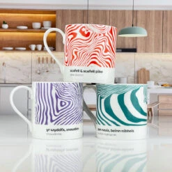 Three Peaks Of Britain Contour Mugs – Set Of 3