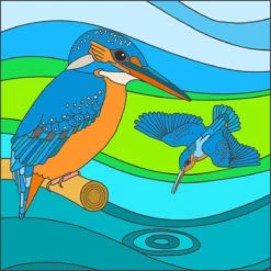 Kingfishers - Fine Art Print -Kitchenware Store Kingfishersmallweb
