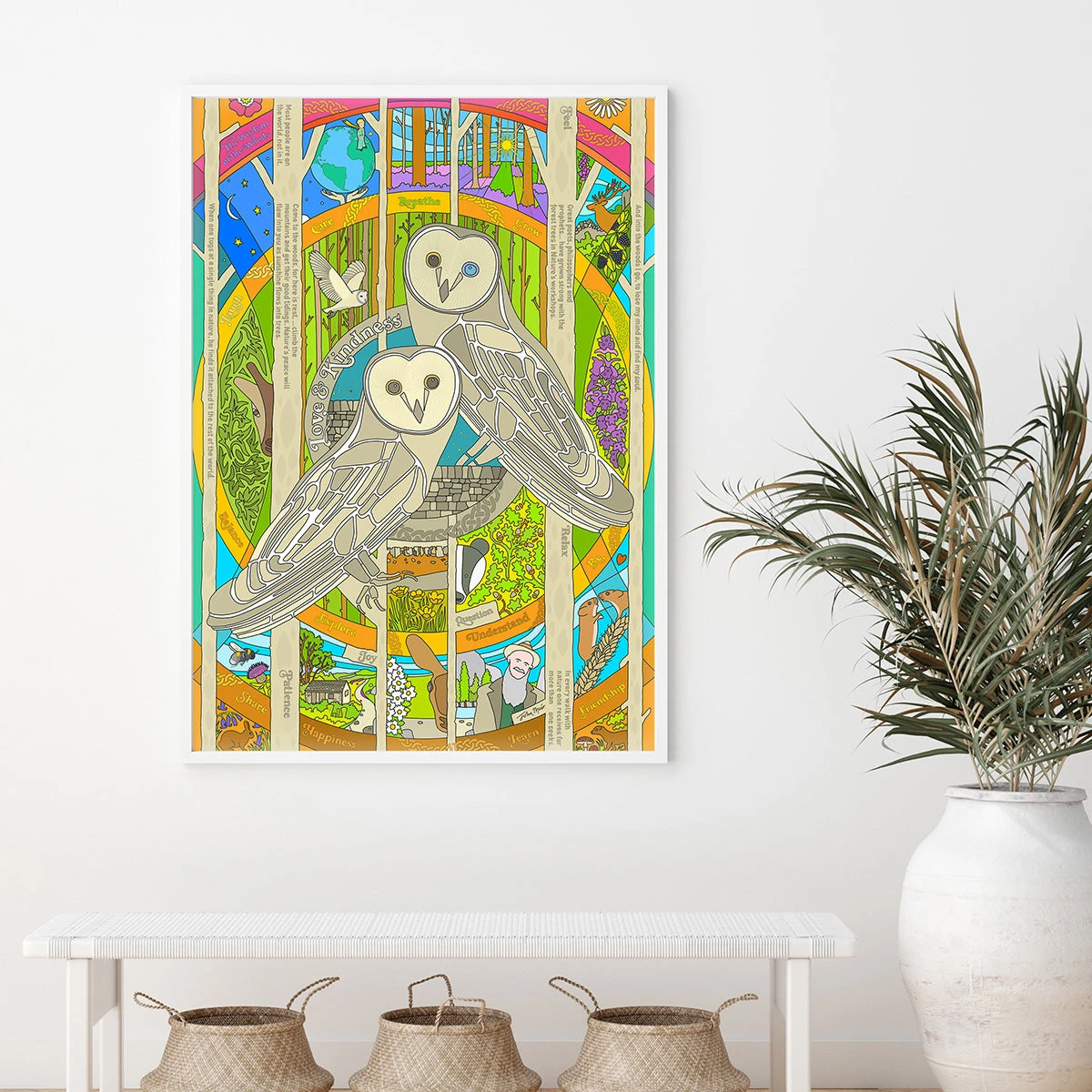 The Wisdom Of The Woods - John Muir - Fine Art Print 2 The Wisdom Of The Woods - John Muir - Fine Art Print - Image 2