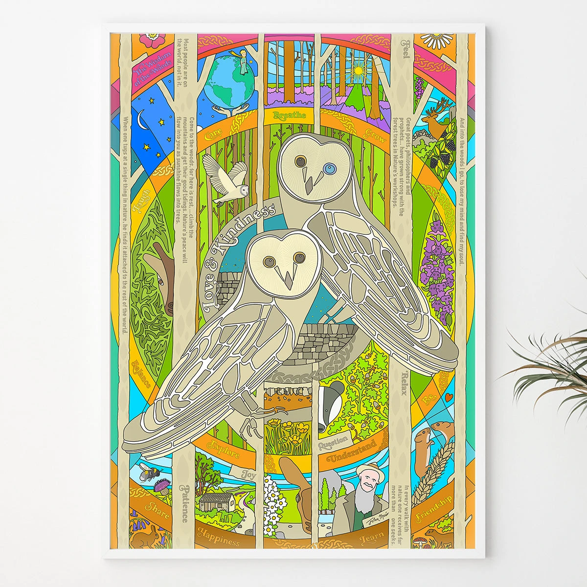 The Wisdom Of The Woods - John Muir - Fine Art Print 1 The Wisdom Of The Woods - John Muir - Fine Art Print