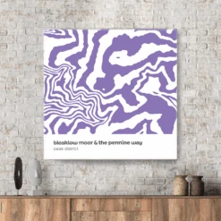 Bleaklow & The Pennine Way - Peak District - Contour Range Canvas