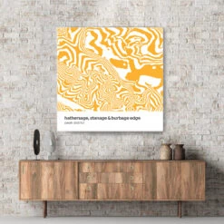 Hathersage, Stanage And Burbage Edge - Peak District - Contour Range Canvas