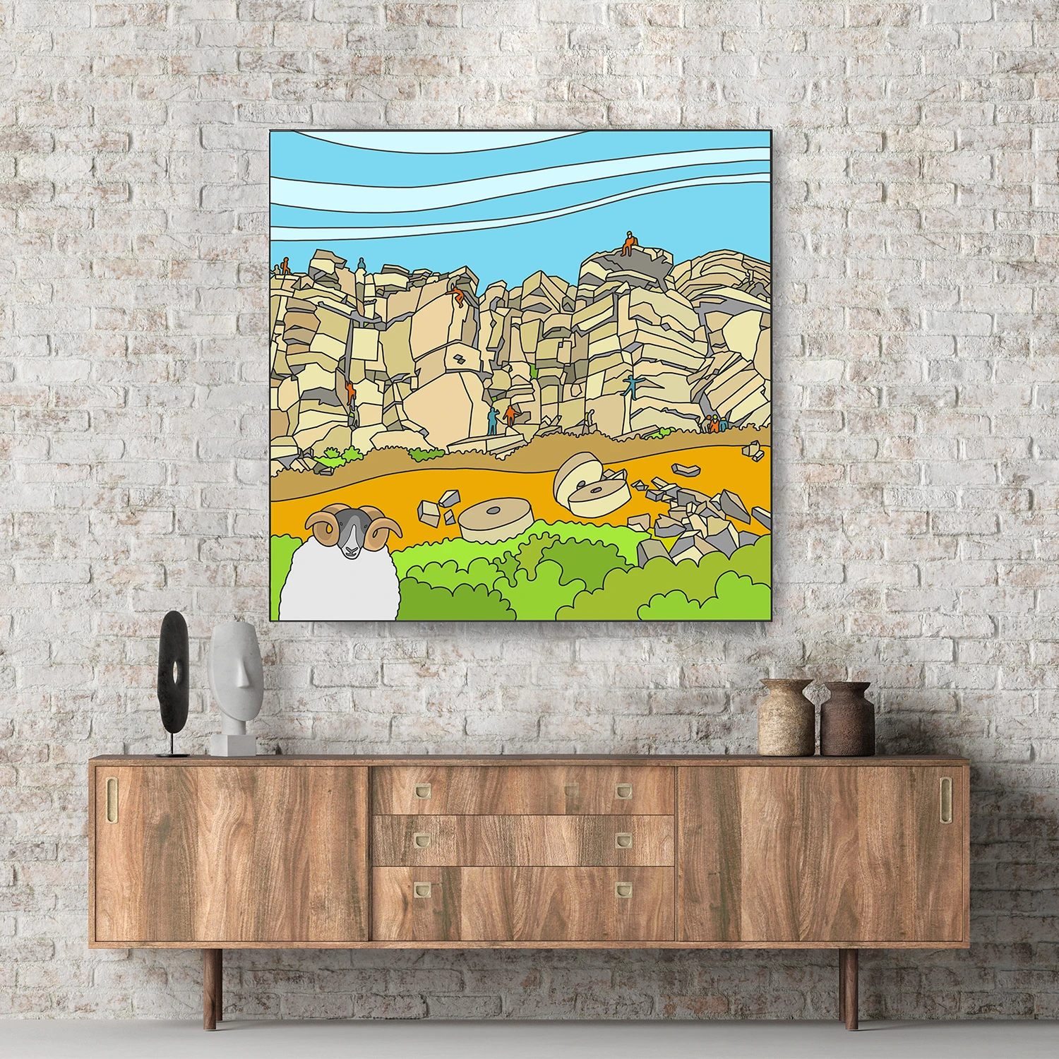 Stanage Trip Tick 02 - Peak District - Canvas 1 Stanage Trip Tick 02 - Peak District - Canvas