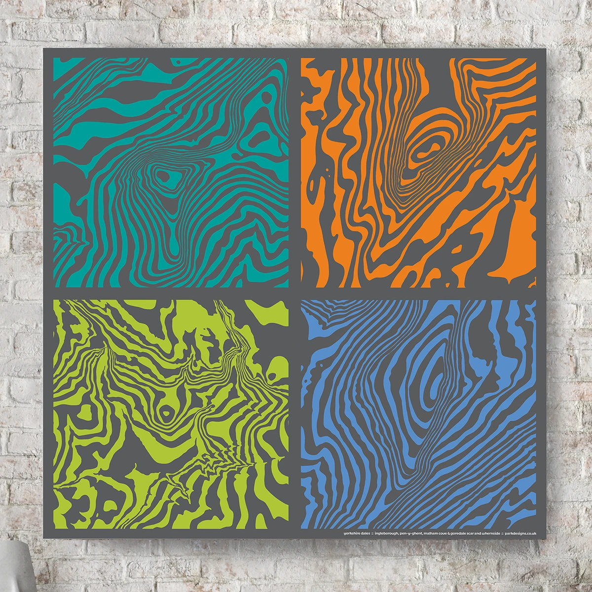 Yorkshire Dales - Collection - Contour Range Canvas 2 Yorkshire Dales - Collection - Contour Range Canvas - Image 2