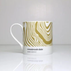 Peak District - Contour Mug - Cressbrook Dale