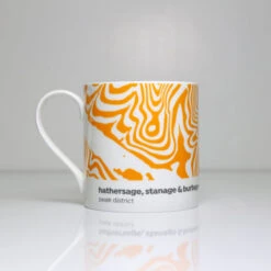 Peak District – Contour Mugs Set Of 4 – #03 -Kitchenware Store PD Contour Mug Hathersage