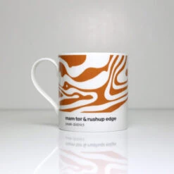 Peak District – Contour Mugs Set Of 4 – #02 -Kitchenware Store PD Contour Mug Mam Tor