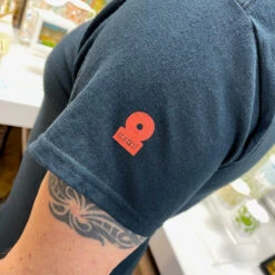 Stanage Pole Contour Design T Shirt -Kitchenware Store PD Contour T Shirt Black 02