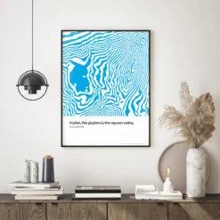 Snowdonia - Tryfan & The Glyders - Contour Print