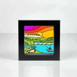 Gone Fishing - Ladybower - Peak District - Mini Fine Art Print