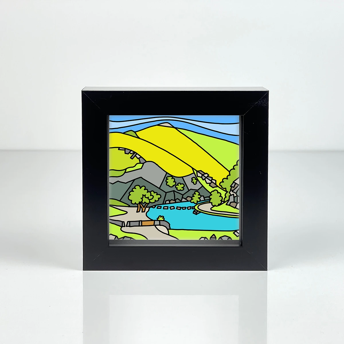 Illam Stepping Stones - Peak District - Mini Fine Art Print 1 Illam Stepping Stones - Peak District - Mini Fine Art Print