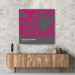 Pavey Ark, Langdales - Lake District Contour Canvas -Kitchenware Store PD PD PAVEYARK CANVAS ALL SIZES ROOM REV