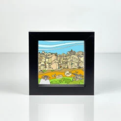 Stanage Trip Tick 02 - Peak District - Mini Fine Art Print