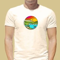 Gone Fishing - Ladybower - Peak District - Design T Shirt