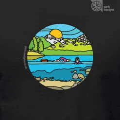 Wild Swimming - Lake District - Blea Tarn - Design T Shirt -Kitchenware Store PD T Shirt WildSwim 2022 Page 02