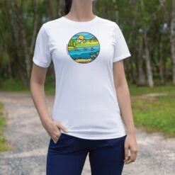 Wild Swimming - Lake District - Blea Tarn - Design T Shirt