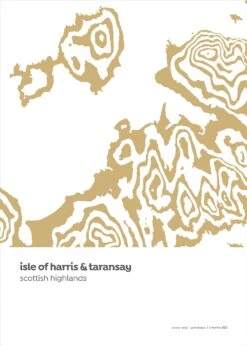 Isle Of Harris & Taransay - Scottish Highlands - Contour Print 7 Isle Of Harris & Taransay - Scottish Highlands - Contour Print -Kitchenware Store PDCRIsleofHarris Taransay2022small