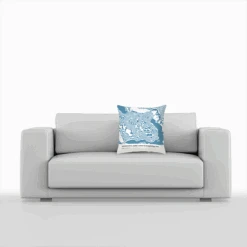 Ambleside, Rydal Water & Loughrigg - Lake District - Contour Range Cushion -Kitchenware Store PDCRLDAMBLEWHITEROOM