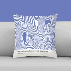 The Old Man Of Coniston & Dow Crag - Lake District - Contour Range Cushion