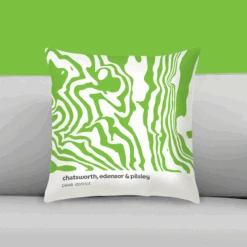 Chatsworth, Edensor & Pilsley - Peak District - Contour Range Cushion