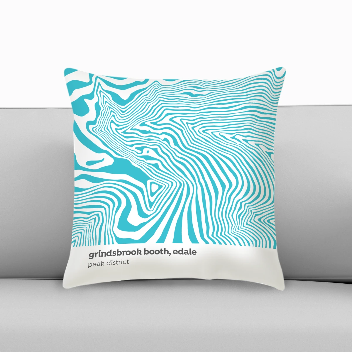 Grindsbrook Booth, Edale - Peak District - Contour Range Cushion 2 Grindsbrook Booth, Edale - Peak District - Contour Range Cushion - Image 2