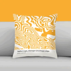 Hathersage, Stanage And Burbage Edge - Peak District - Contour Range Cushion