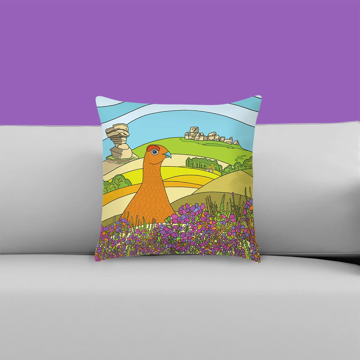 Derwent Edge – Infamous Grouse - Peak District - Cushion 2 Derwent Edge – Infamous Grouse - Peak District - Cushion - Image 2