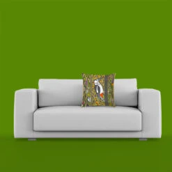 A Walk In The Park - Woodpecker - Cushion -Kitchenware Store PDCRPDxxxxxWHITEROOM14