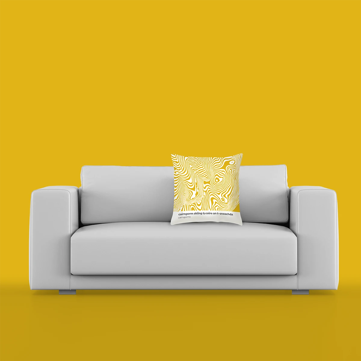 Cairngorm Mountain Skiing - Scottish Highlands - Contour Range Cushion 3 Cairngorm Mountain Skiing - Scottish Highlands - Contour Range Cushion - Image 3