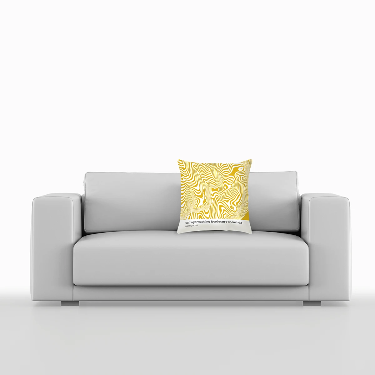 Cairngorm Mountain Skiing - Scottish Highlands - Contour Range Cushion 4 Cairngorm Mountain Skiing - Scottish Highlands - Contour Range Cushion - Image 4