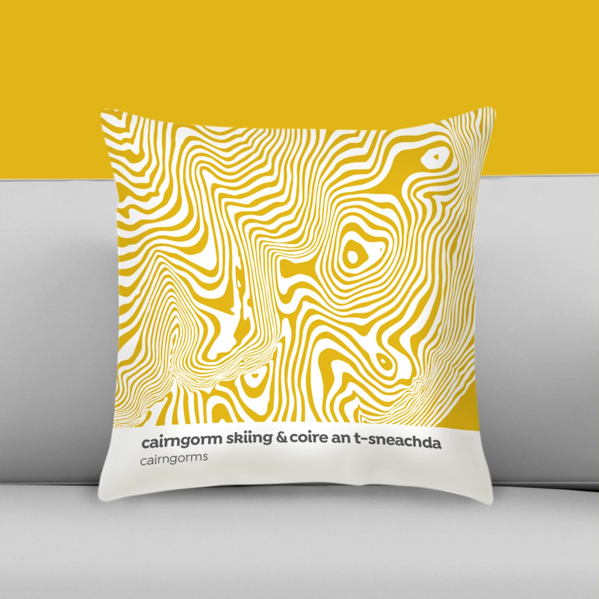 Cairngorm Mountain Skiing - Scottish Highlands - Contour Range Cushion 1 Cairngorm Mountain Skiing - Scottish Highlands - Contour Range Cushion