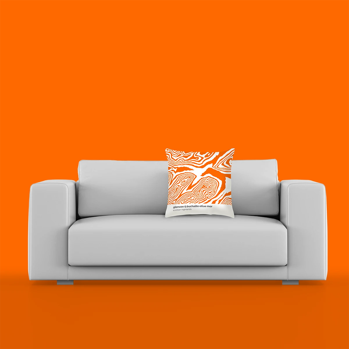 Glencoe - Aonach Eagach Ridge - Scottish Highlands - Contour Range Cushion 3 Glencoe - Aonach Eagach Ridge - Scottish Highlands - Contour Range Cushion - Image 3