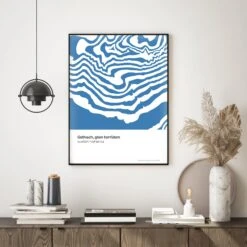 Liathach, Glen Torridon - Scottish Highlands Contour Print