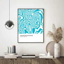 Goat Fell & The Isle Of Arran - Scottish Highlands - Contour Print