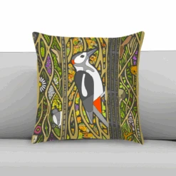 A Walk In The Park - Woodpecker - Cushion