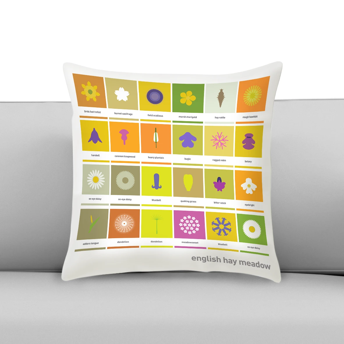 Hay Meadow Icons - Index - Cushion 1 Hay Meadow Icons - Index - Cushion