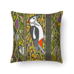 A Walk In The Park - Woodpecker - Cushion -Kitchenware Store PDCushionAwalkinthepark f3fd449c aa4e 40fd afba 88469f0c925d