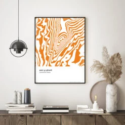 Pen-y-ghent Yorkshire Dales Contour Print